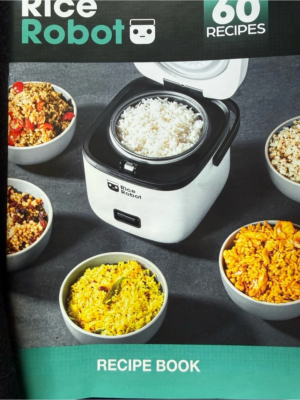 Rice Robot All-In-One Rice Cooker White